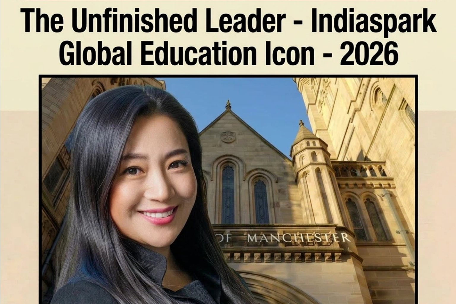 【中国网】曼大中国傅潇霄博士荣膺“2026 IndiaSpark全球教育领军人物”称号